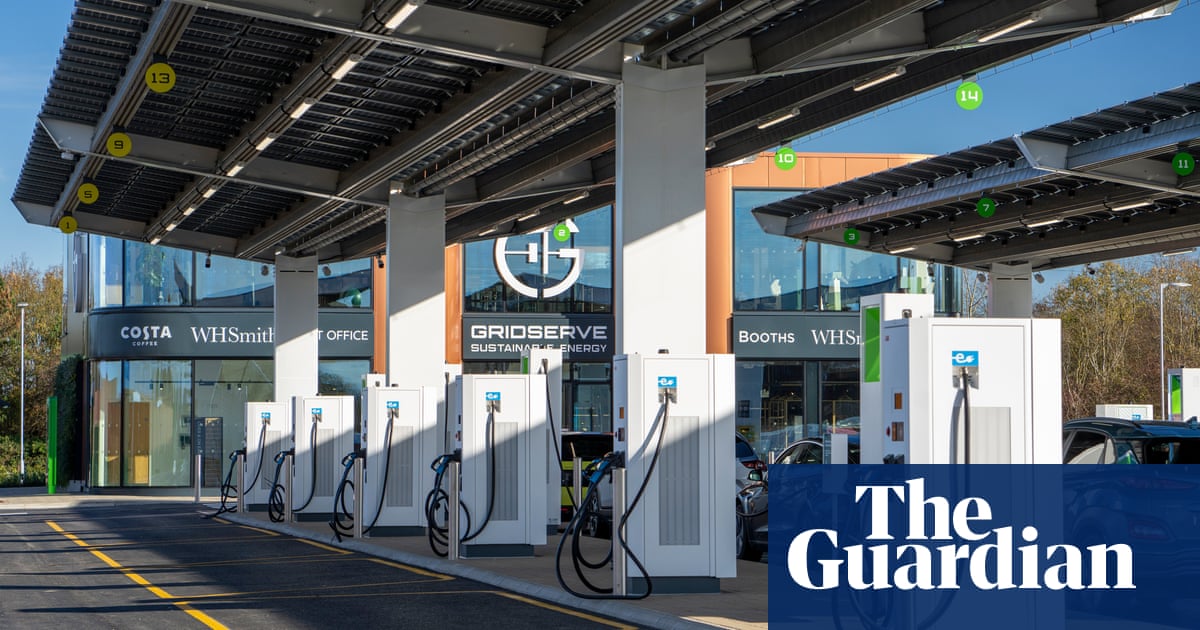 UK's first all-electric car charging forecourt opens in Essex