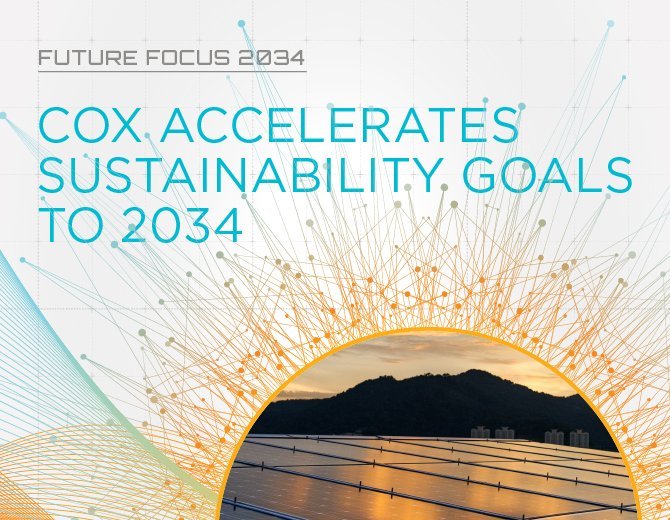 CSR Cox Enterprises Accelerates Sustainability Goals by 10 Years