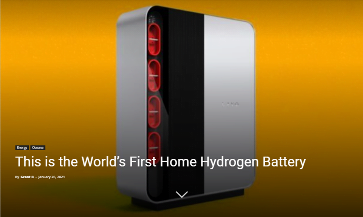 This is the Worlds First Home Hydrogen Battery Big Cat Comeback, World's First Home Hydrogen Battery - Top 5 Happy Eco News – 2021-02-08