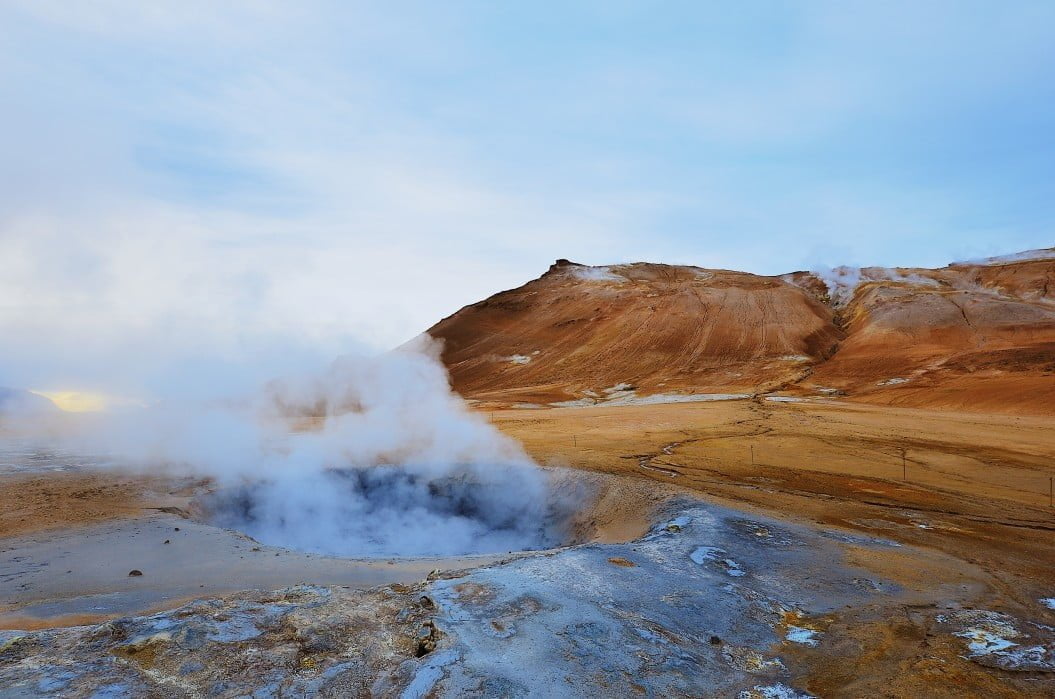iceland steaming geothermal iceland landscape geothermal pools t20 WJQpJV In Iceland, Can a Revolutionary New Process Actually Help Stop Global Warming?