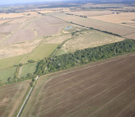 2013 09 06 ALNR aerial view 1 from west LWT The Story of the Nettleham Woodland Trust