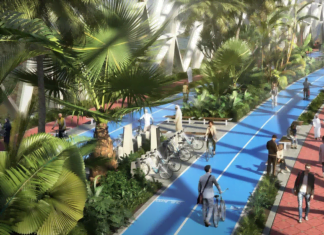 the loop dubai render The LOOP Dubai, a 93km indoor green hub