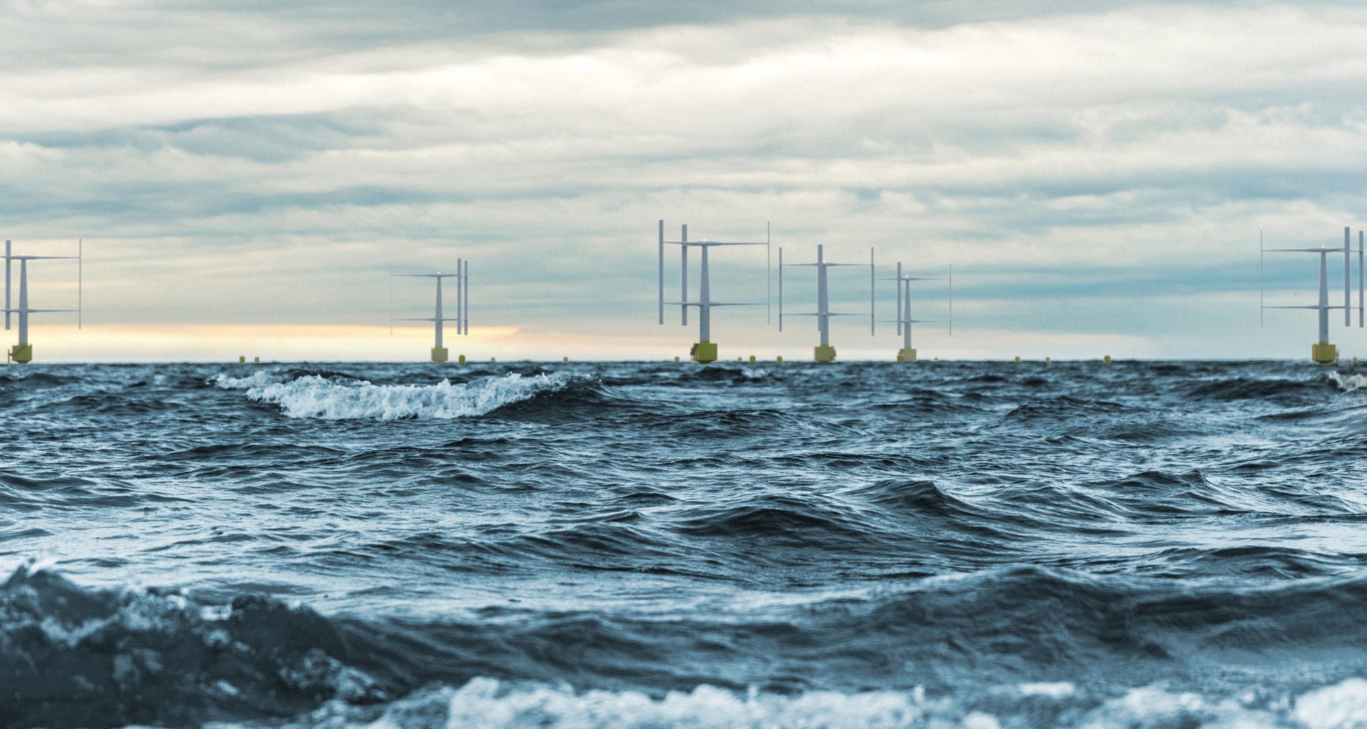 The newest way to get energy from the wind is as simple as it is innovative: Floating vertical axis wind turbines.