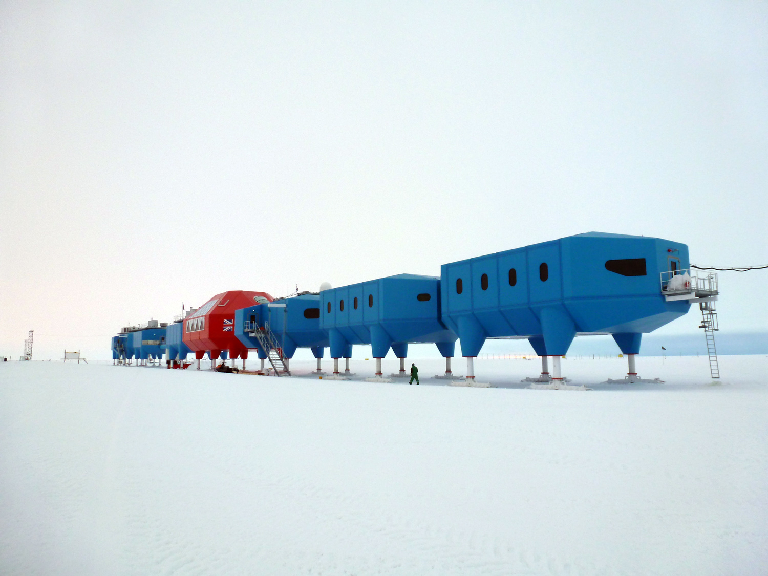 Solar in the Arctic and Antarctic. British Antarctic Survey’s Halley VI research station is powered entirely by a combination of wind and solar energy.